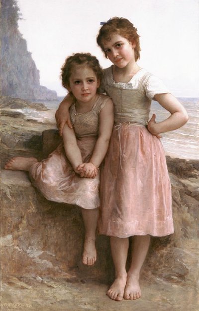 Am Strand von William Adolphe Bouguereau